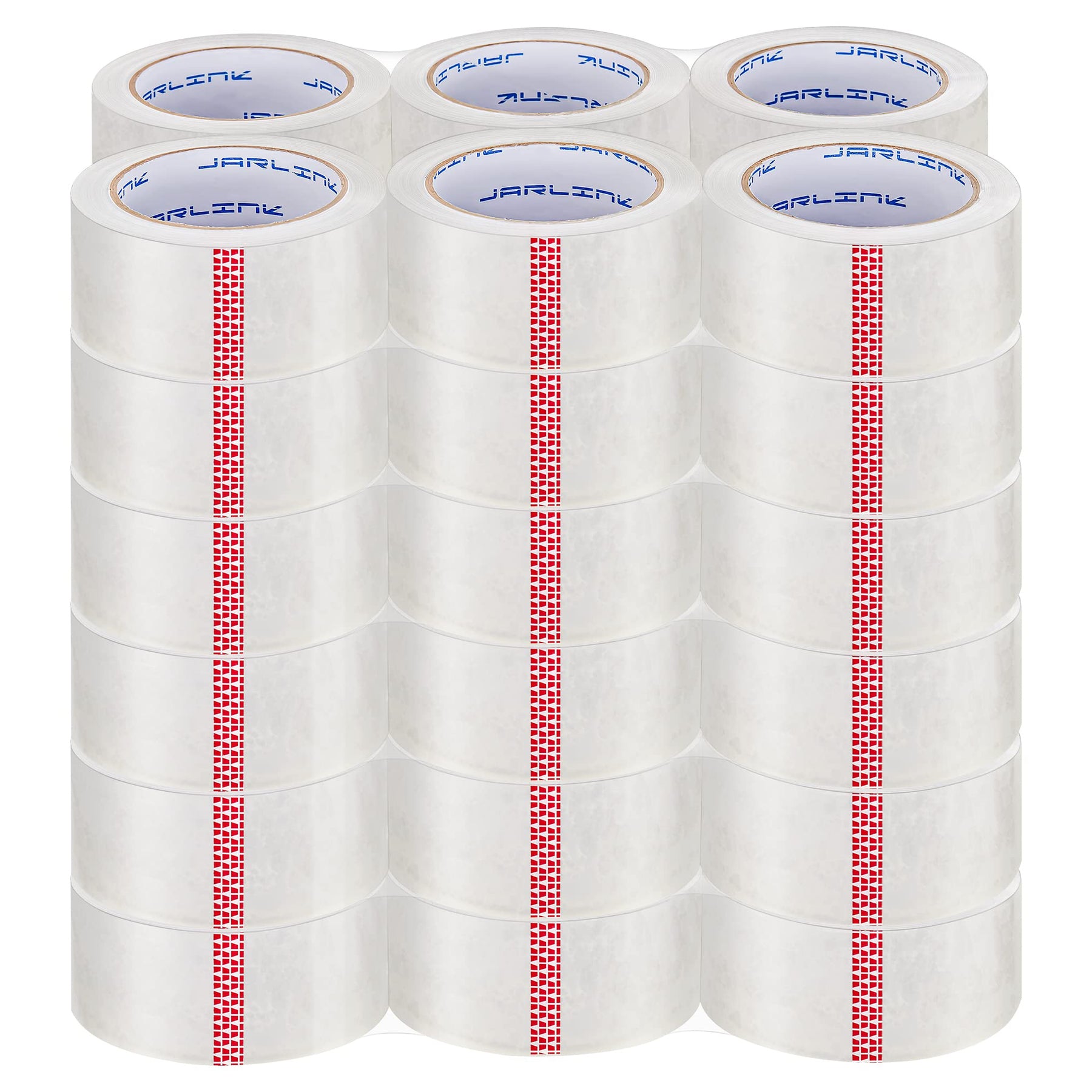 JARLINK Clear Packing Tape (12 Rolls), Heavy Duty Packaging Tape for Shipping Packaging Moving Sealing, Stronger & Thicker 2.8mil, 1.88 inches Wide, 60 Yards Per Roll, 720 Total Yards