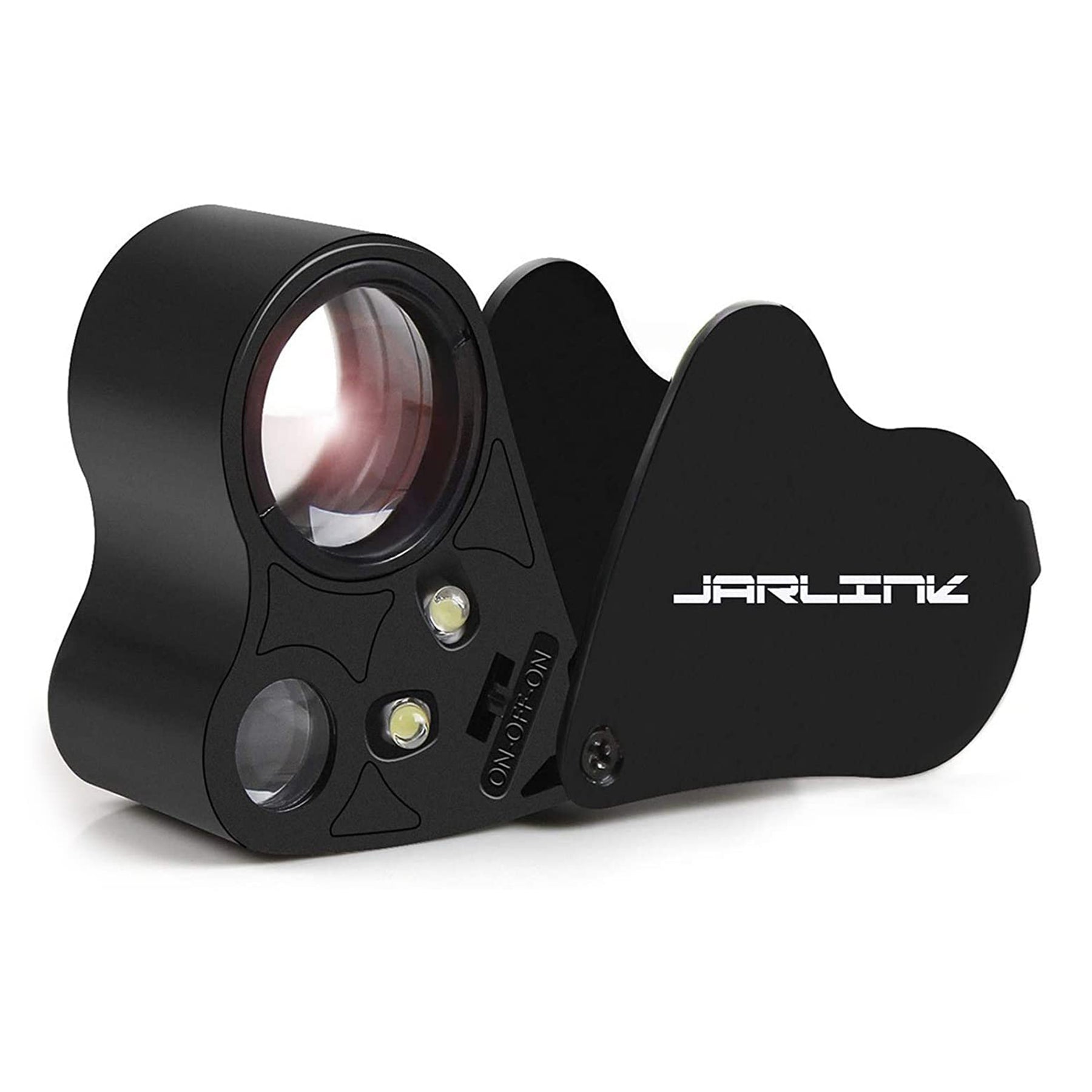 JARLINK 30X 60X Illuminated Jewelers Eye Loupe Magnifier