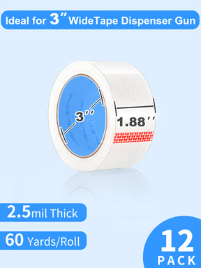 JARLINK Clear Packing Tape, Heavy Duty Packaging Tape