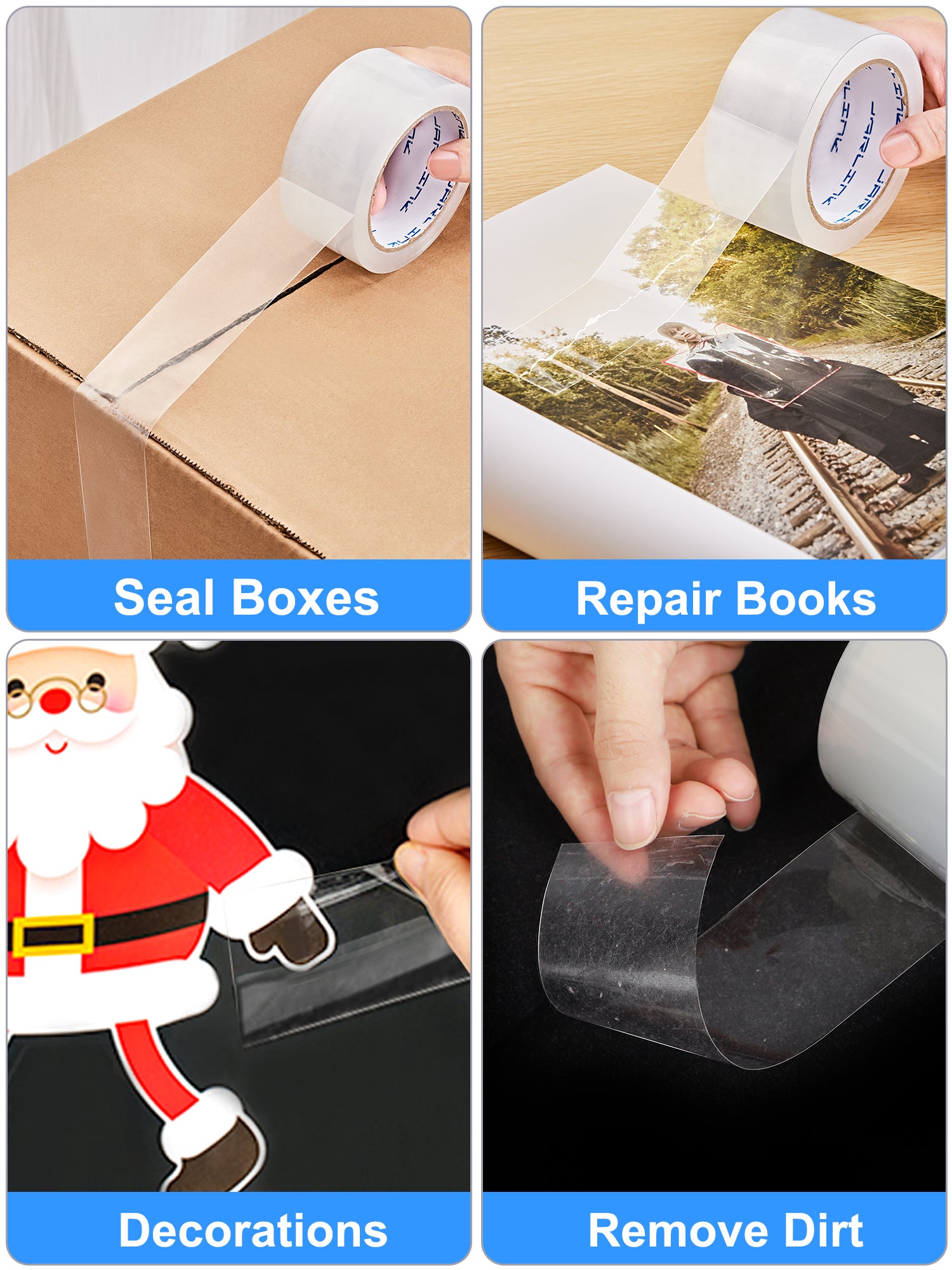 JARLINK Clear Packing Tape, Heavy Duty Packaging Tape