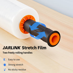 JARLINK 2 Pack Stretch Film, 15" x 1000ft Shrink Wrap