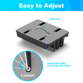 JARLINK 4-in-1 Adjustable Vertical Laptop Stand Holder, Aluminum Dual Slots Laptop Rack for Desk, Space-Saving Organizer for All MacBook, Surface, Chromebook, and Gaming Laptops