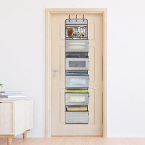 JARLINK 2 Pack 6-Shelf Over Door Hanging Organizer