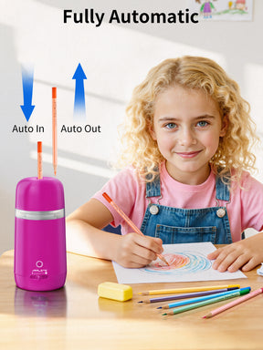 JARLINK Automatic Electric Pencil Sharpener, Rechargeable