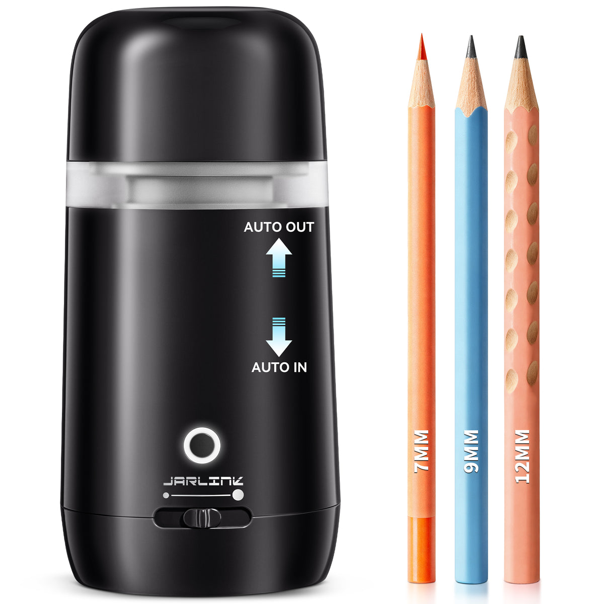 JARLINK Automatic Electric Pencil Sharpener, Rechargeable
