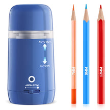 JARLINK Automatic Electric Pencil Sharpener - Hands-Free Operation, 3 Sharpness Modes, 3-Second Sharpening, Rechargeable & Portable for 7-12mm Pencils, Ideal for Classroom and Home Use