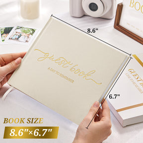 JARLINK Wedding Guest Book for Reception, Polaroid Sign-in Guestbook