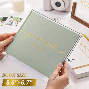 JARLINK Wedding Guest Book for Reception, Polaroid Sign-in Guestbook