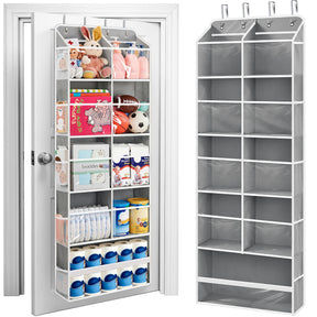JARLINK Over the Door Organizer for Bedroom, Pantry, Bathroom, 5 Shelf