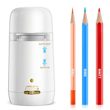 JARLINK Automatic Electric Pencil Sharpener - Hands-Free Operation, 3 Sharpness Modes, 3-Second Sharpening, Rechargeable & Portable for 7-12mm Pencils, Ideal for Classroom and Home Use