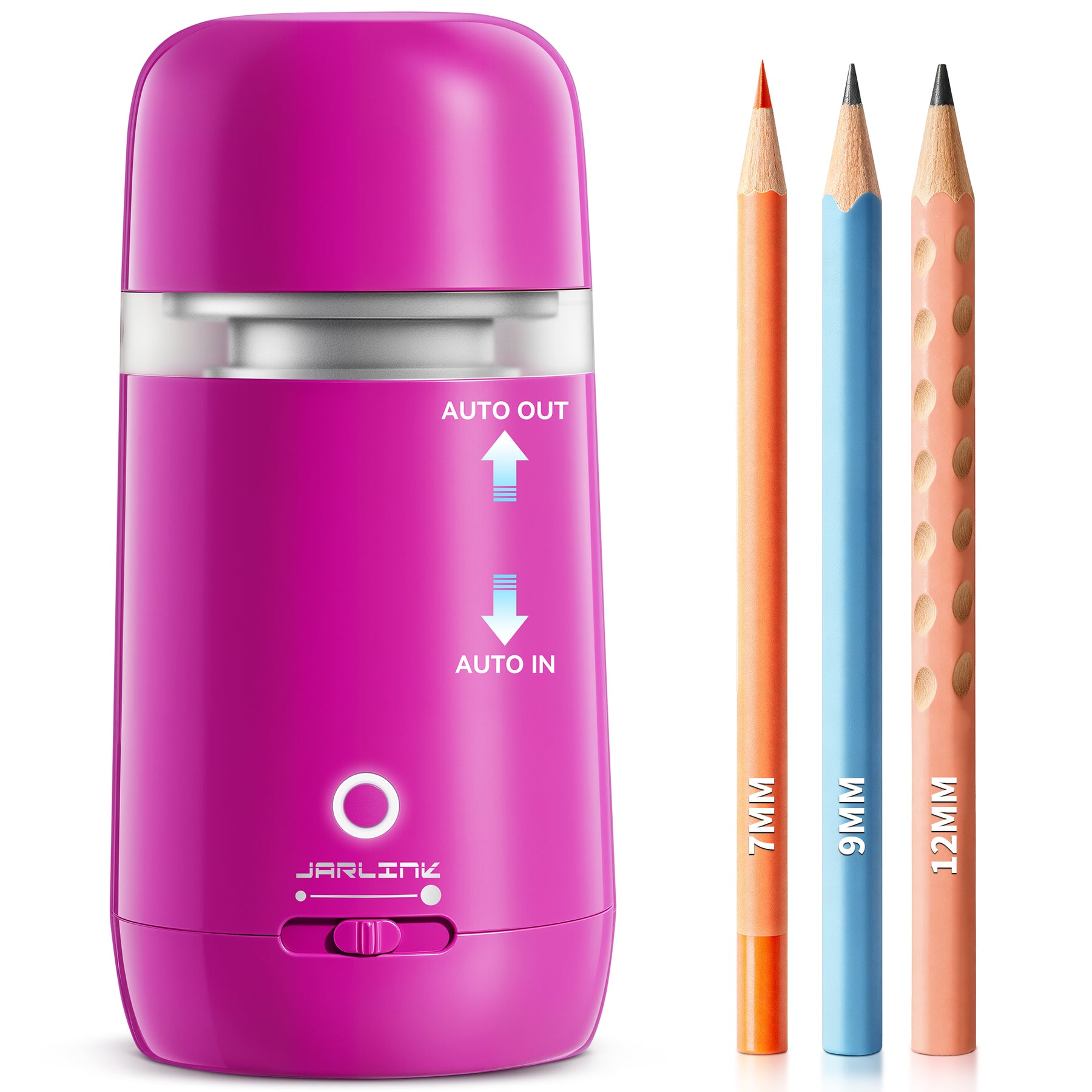 JARLINK Automatic Electric Pencil Sharpener, Rechargeable