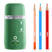 JARLINK Automatic Electric Pencil Sharpener - Hands-Free Operation, 3 Sharpness Modes, 3-Second Sharpening, Rechargeable & Portable for 7-12mm Pencils, Ideal for Classroom and Home Use