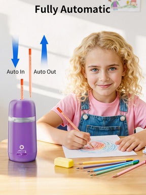 JARLINK Automatic Electric Pencil Sharpener, Rechargeable