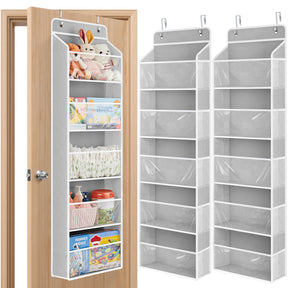 JARLINK Over The Door Toy Storage Organizer w/Clear Window