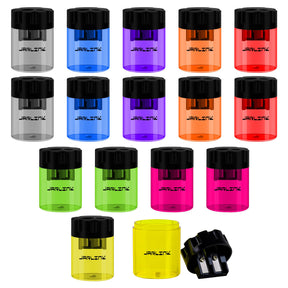 JARLINK 6 Pack Manual Pencil Sharpeners, Dual Holes Colorful Sharpener with lid for No.2/Colored/Art Pencils, Kids Adults Portable Sharpener for School Office Home and More