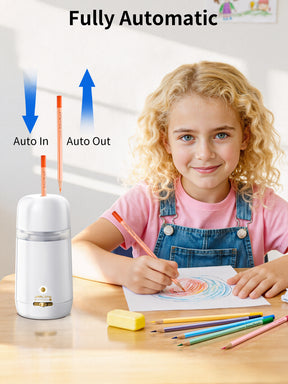 JARLINK Automatic Electric Pencil Sharpener, Rechargeable