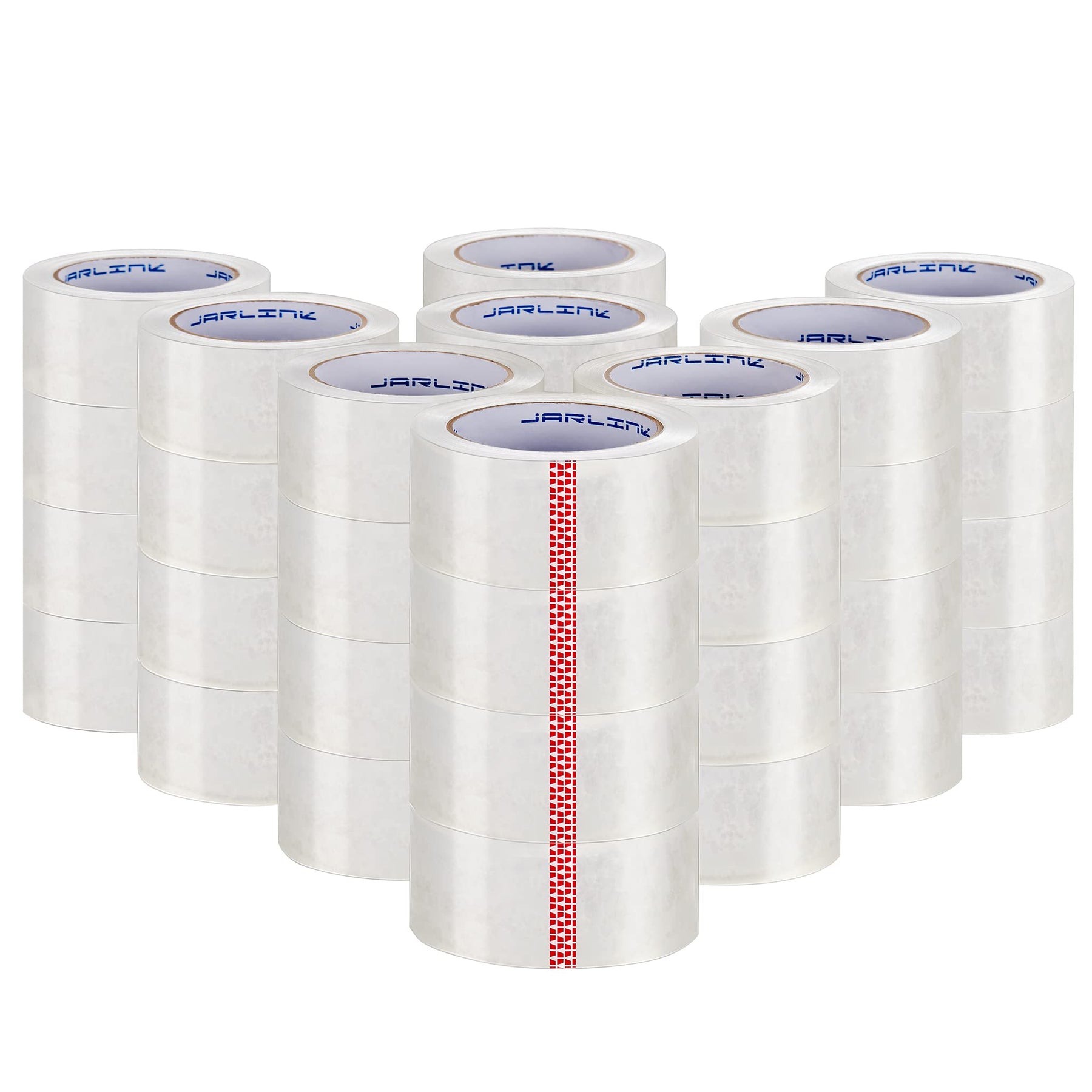JARLINK Clear Packing Tape (18 Rolls), Heavy Duty Packaging Tape for Shipping Packaging Moving Sealing, 2.7mil Thick, 1.88 inches Wide, 60 Yards Per Roll, 1080 Total Yards