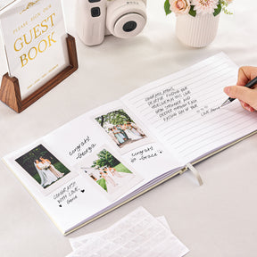 JARLINK Wedding Guest Book for Reception, Polaroid Sign-in Guestbook