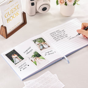 JARLINK Wedding Guest Book for Reception, Polaroid Sign-in Guestbook