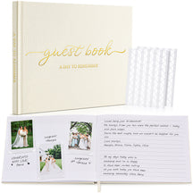 JARLINK Wedding Guest Book for Reception, Polaroid Sign-in Guestbook