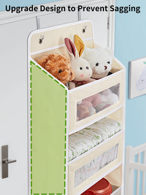 JARLINK Over the Door Organizer for Bedroom, Pantry, Bathroom, 5 Shelf