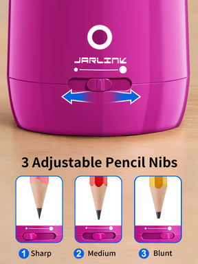 JARLINK Automatic Electric Pencil Sharpener, Rechargeable