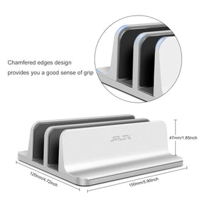 JARLINK Vertical Laptop Stand, Adjustable Aluminum Desktop Holder