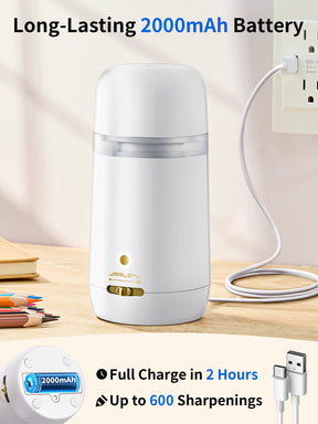 JARLINK Automatic Electric Pencil Sharpener, Rechargeable