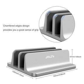 JARLINK Vertical Laptop Stand, Adjustable Aluminum Desktop Holder