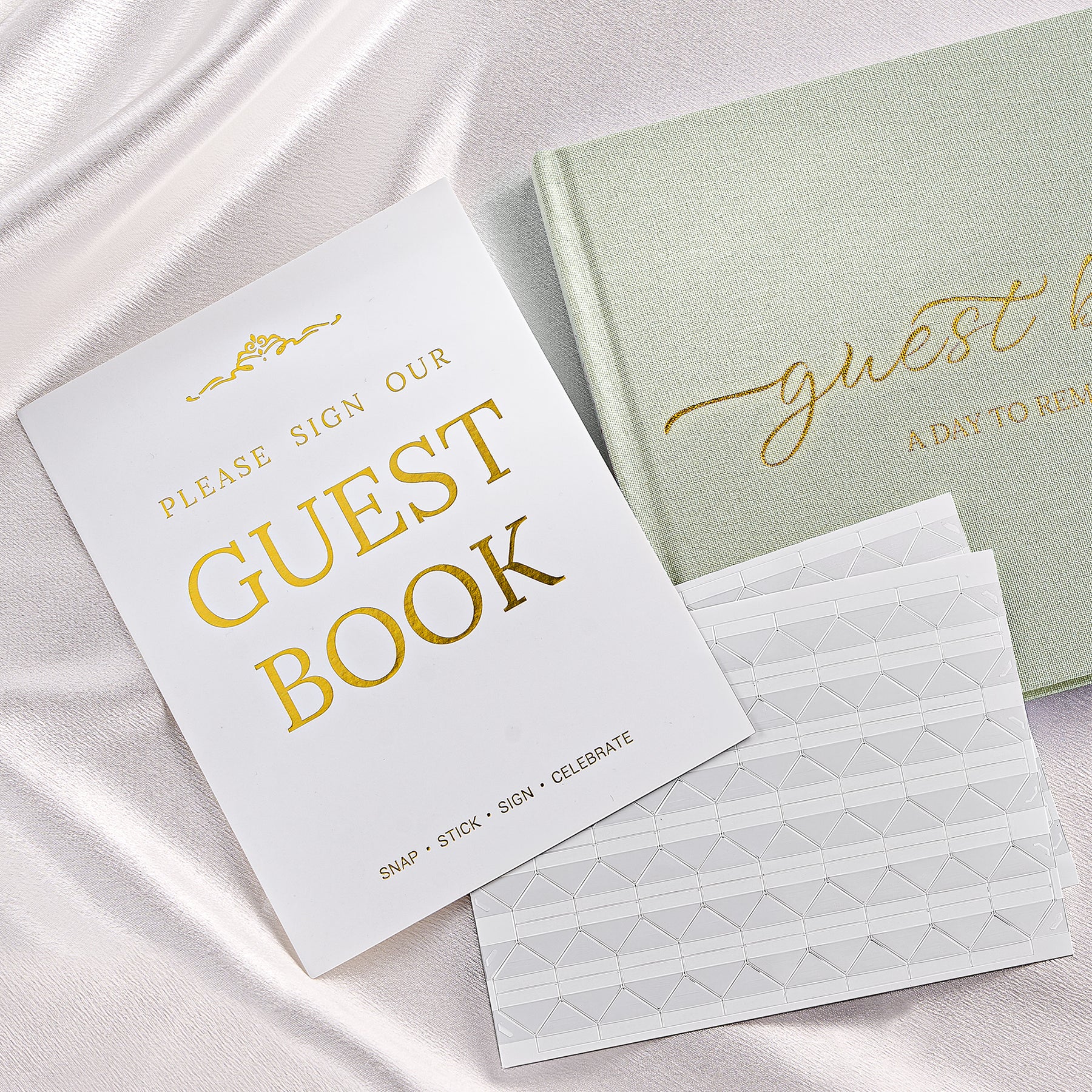 JARLINK Wedding Guest Book for Reception, Polaroid Sign-in Guestbook