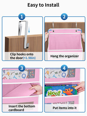 JARLINK Over the Door Organizer for Bedroom, Pantry, Bathroom, 5 Shelf