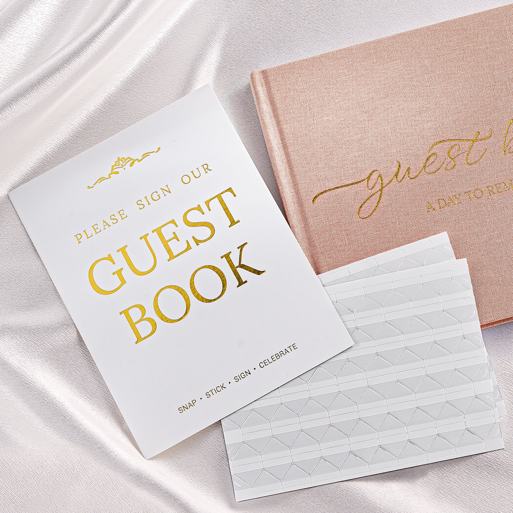JARLINK Wedding Guest Book for Reception, Polaroid Sign-in Guestbook