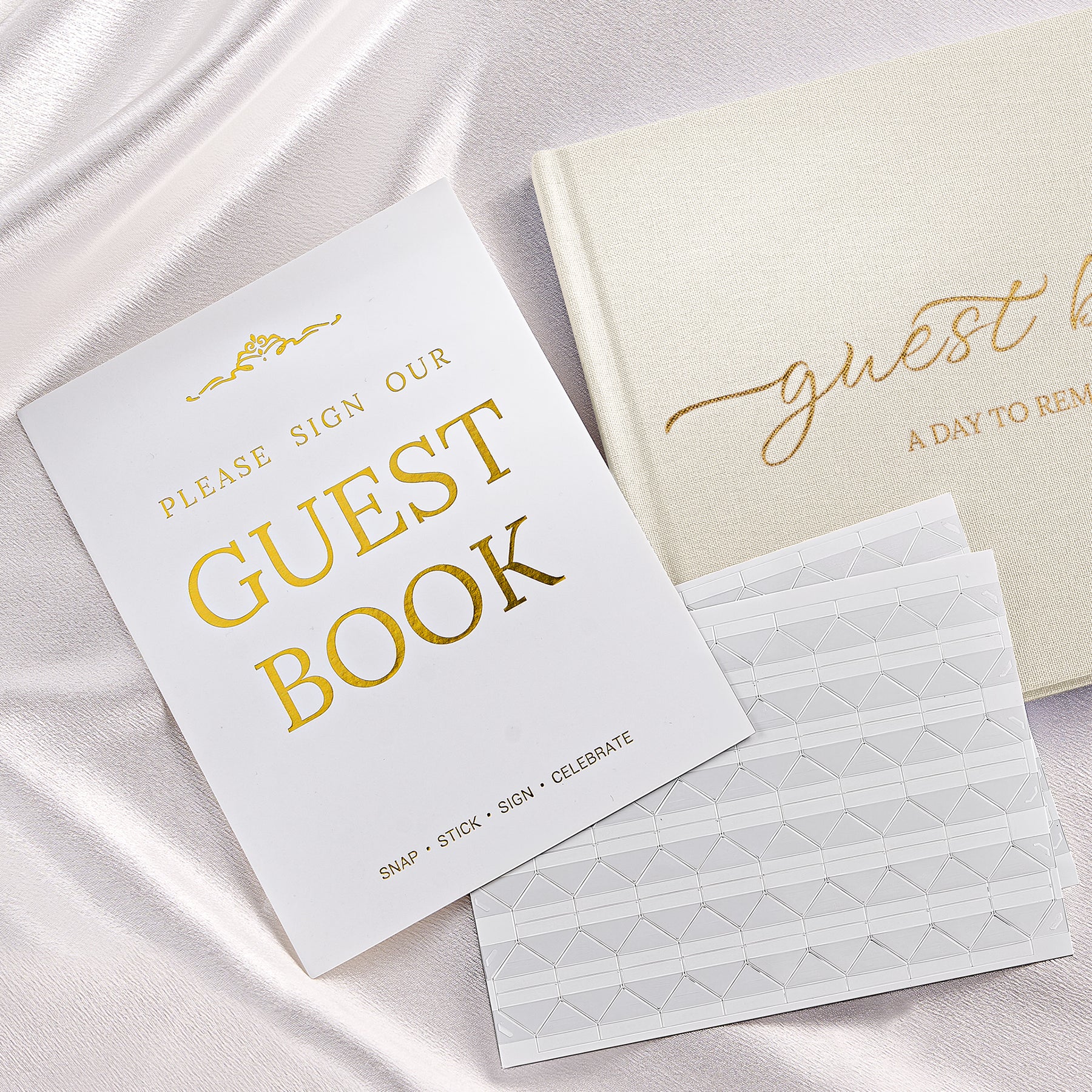 JARLINK Wedding Guest Book for Reception, Polaroid Sign-in Guestbook