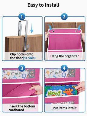 JARLINK Over the Door Organizer for Bedroom, Pantry, Bathroom, 5 Shelf