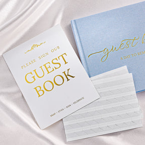 JARLINK Wedding Guest Book for Reception, Polaroid Sign-in Guestbook