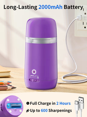 JARLINK Automatic Electric Pencil Sharpener, Rechargeable