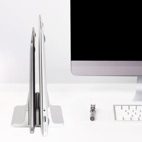 JARLINK Vertical Laptop Stand, Adjustable Aluminum Desktop Holder