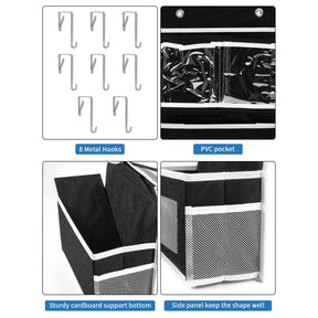 JARLINK 2 Pack 5-Shelf Over Door Hanging Organizer