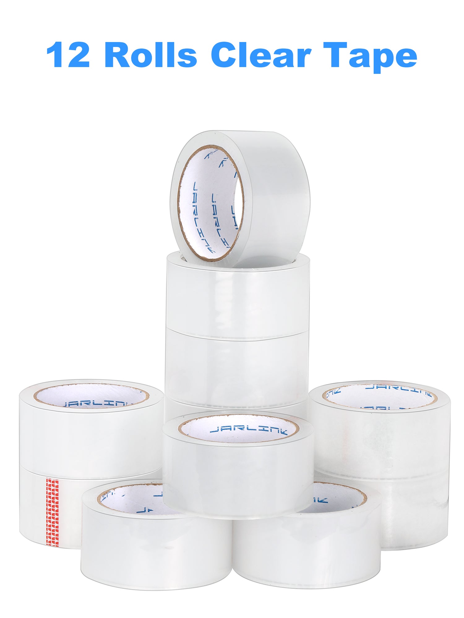JARLINK Clear Packing Tape, Heavy Duty Packaging Tape