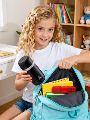 JARLINK Automatic Electric Pencil Sharpener - Hands-Free Operation, 3 Sharpness Modes, 3-Second Sharpening, Rechargeable & Portable for 7-12mm Pencils, Ideal for Classroom and Home Use