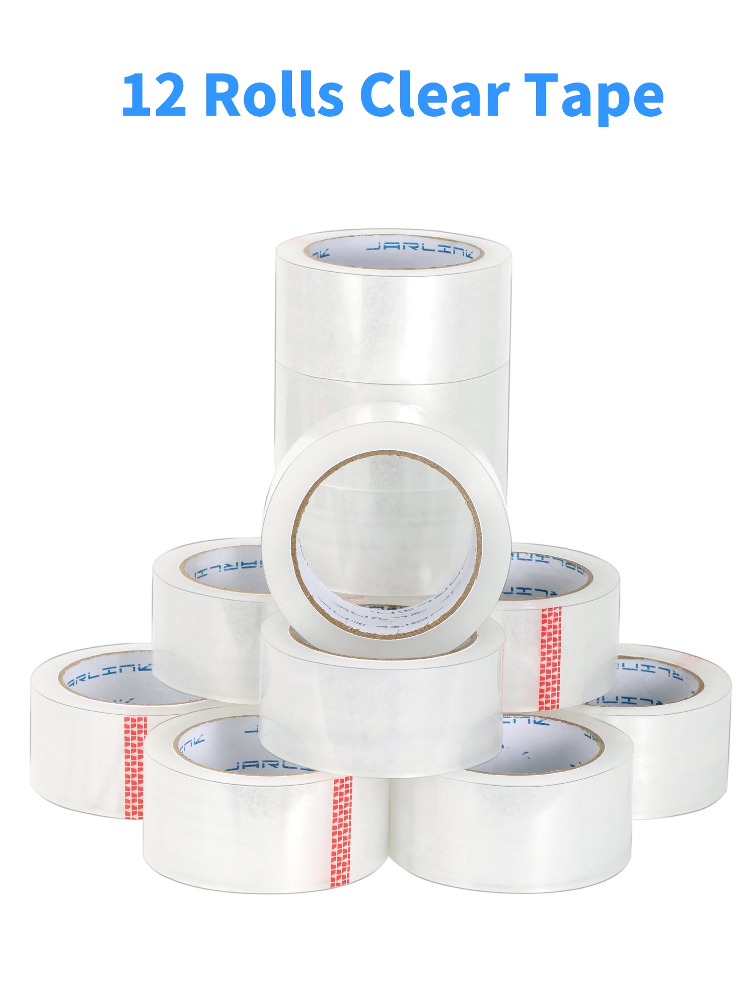 JARLINK Clear Packing Tape, Heavy Duty Packaging Tape
