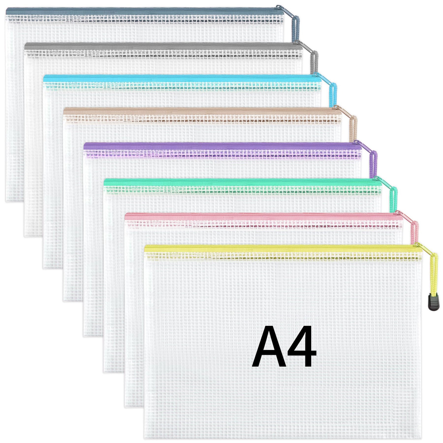 28pcs Mesh Zipper Pouch Document Bag, Bags for Organizing, Waterproof Zip  File Bags, Letter Size, A4 7Colors Puzzle Storage Office Supplies, Folder  Translucent Wallet Holders for School/Homework - Yahoo Shopping